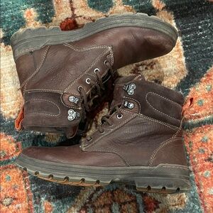 Clarks Men's Dark Brown Leather Boots